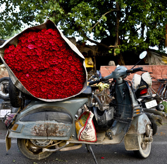 Les marchés à Delhi