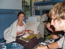 Travelling in different train classes in India and food