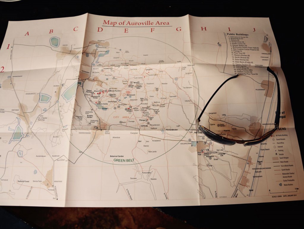 Auroville_Map, indien reiseziel