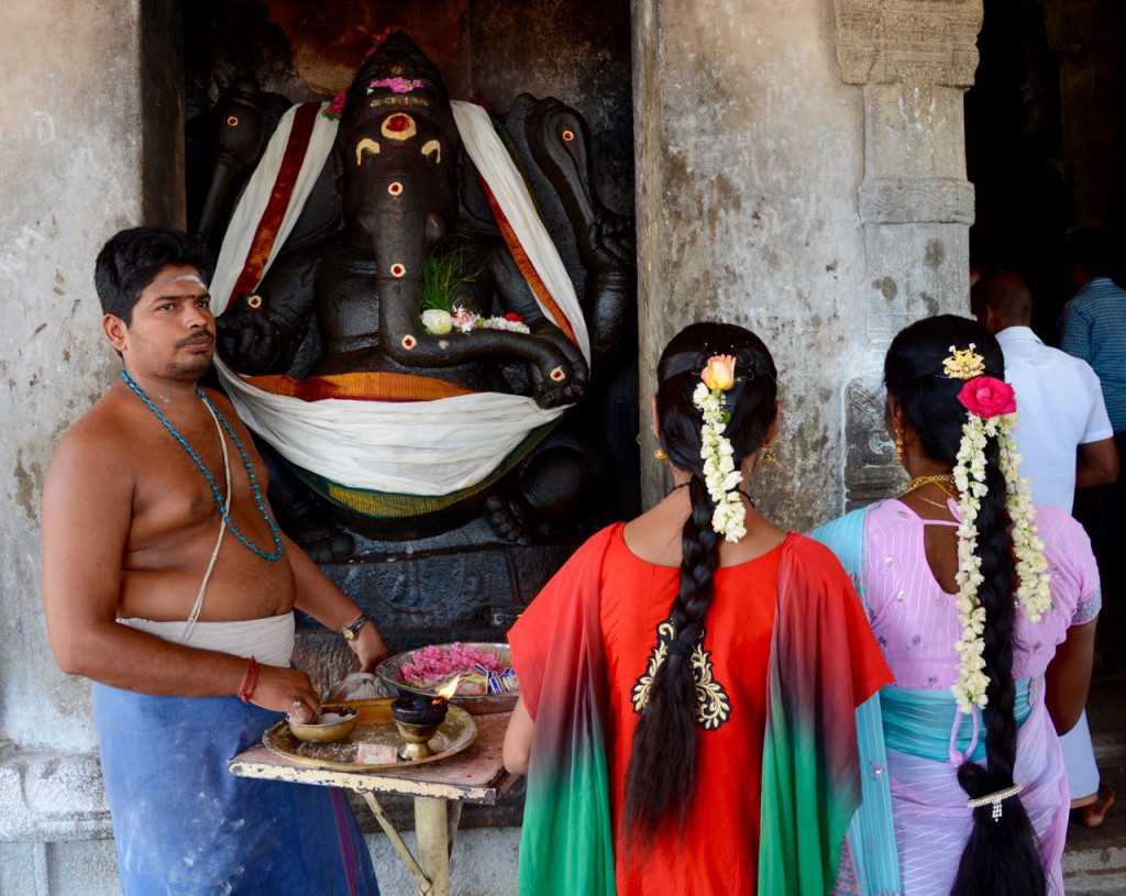 Thanjavur priester, brihadeshwara tempel