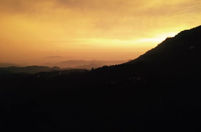 Munnar sonnenuntergang