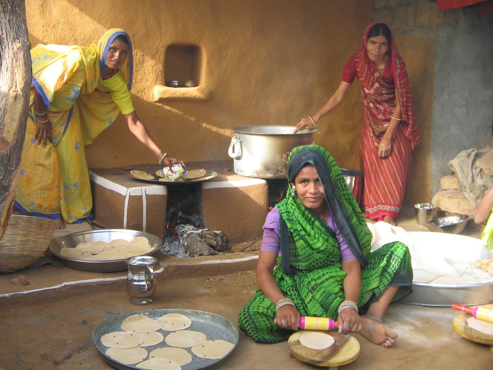 Une cuisine indienne typique Une cuisine indienne typique