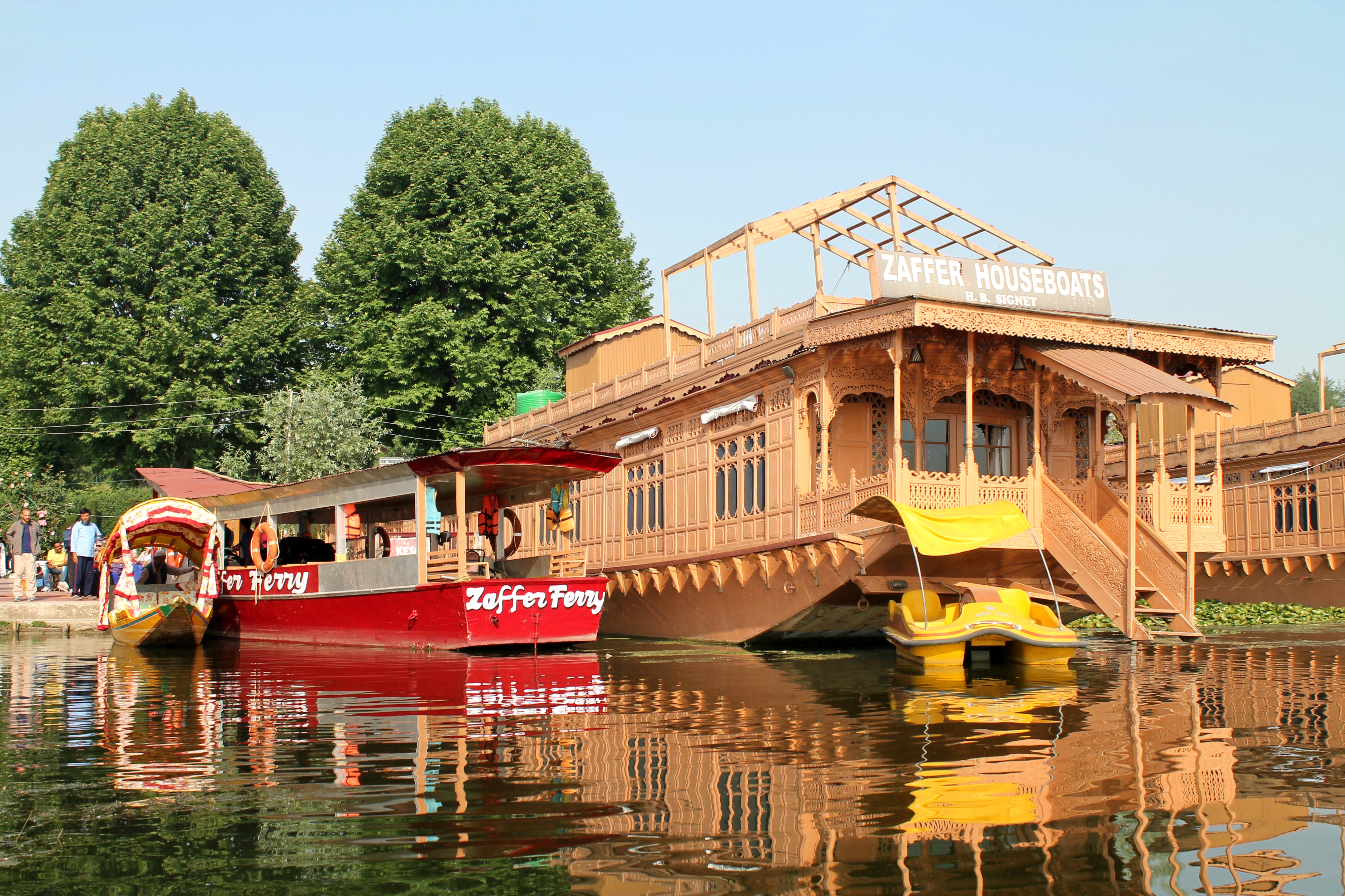 Un Houseboat à Srinagar