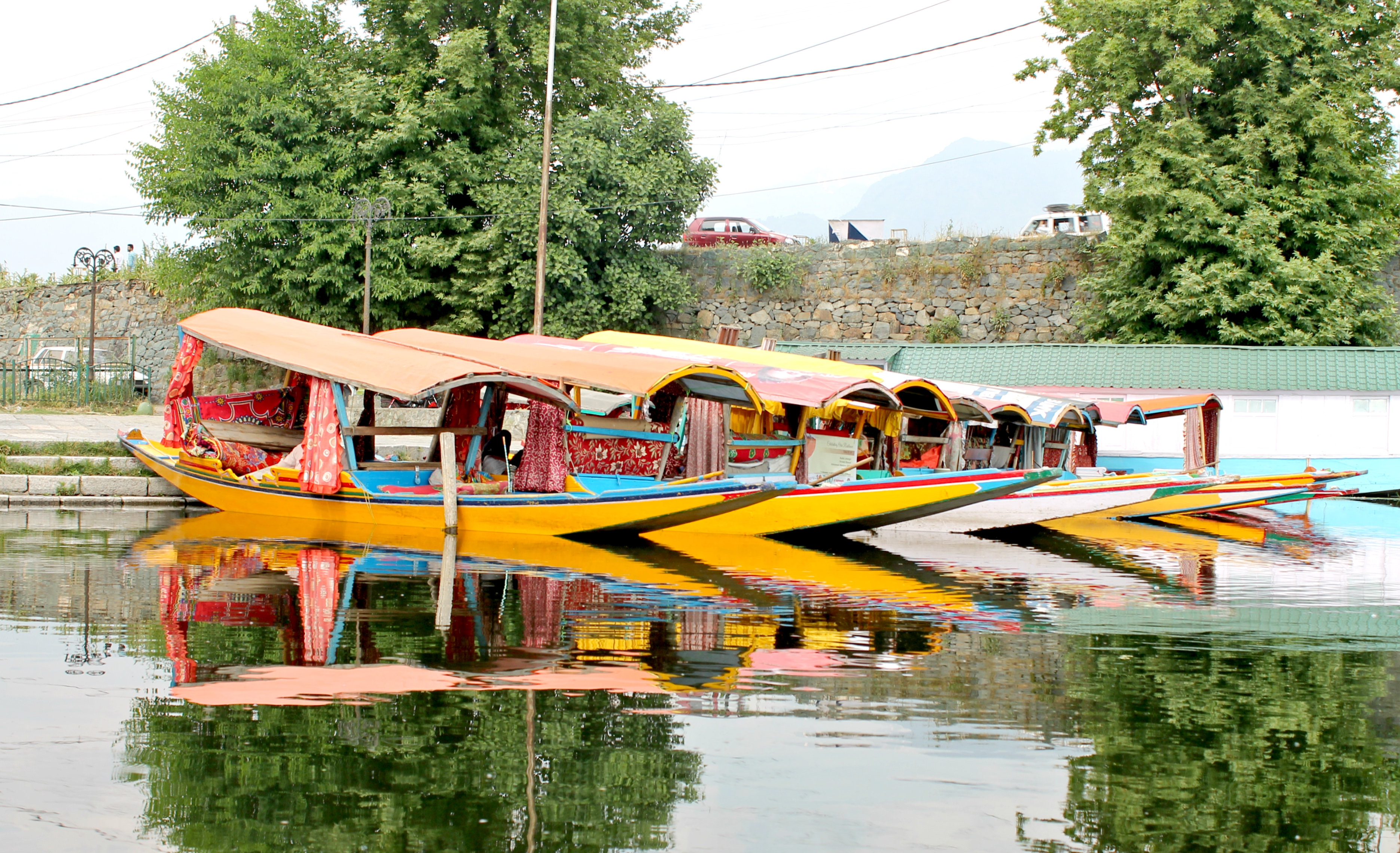 Shikaras à Srinagar