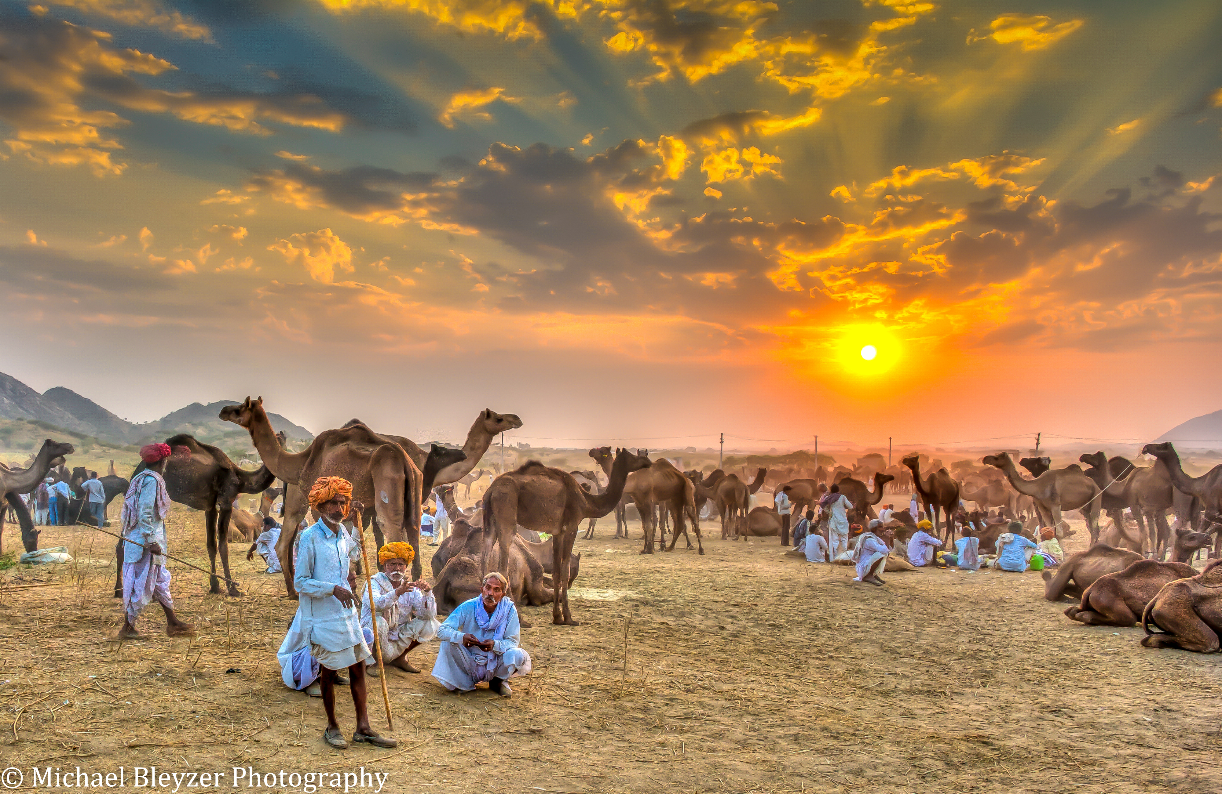 Pushkar Camel Fair in Indien