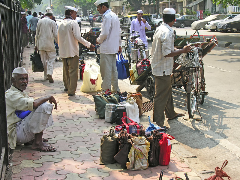 Dabba Walas in Mumbai, Lieferservice Indien